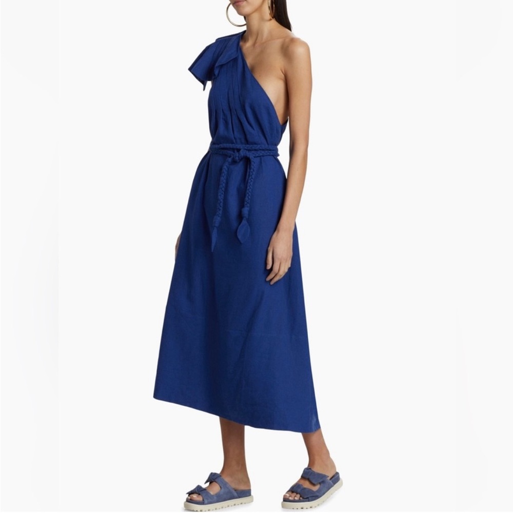FARM RIO ONE SHOULDER DRESS